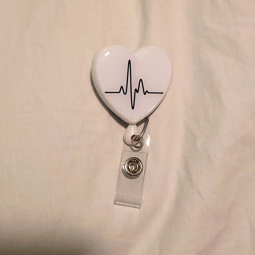 NEW EKG Heart Nurse Badge